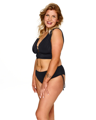 Lupoline Bahama bikini alsó fekete megkötős állítható