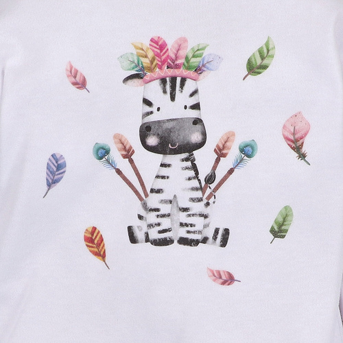 ABN-5550 Nini Happy Animals baba bodysuit bio pamutból - kényelem, biztonság és stílus
