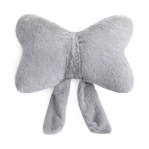 Eurofirany Wiosna 135 – dekoratív párna 37x10x30 masnival silver