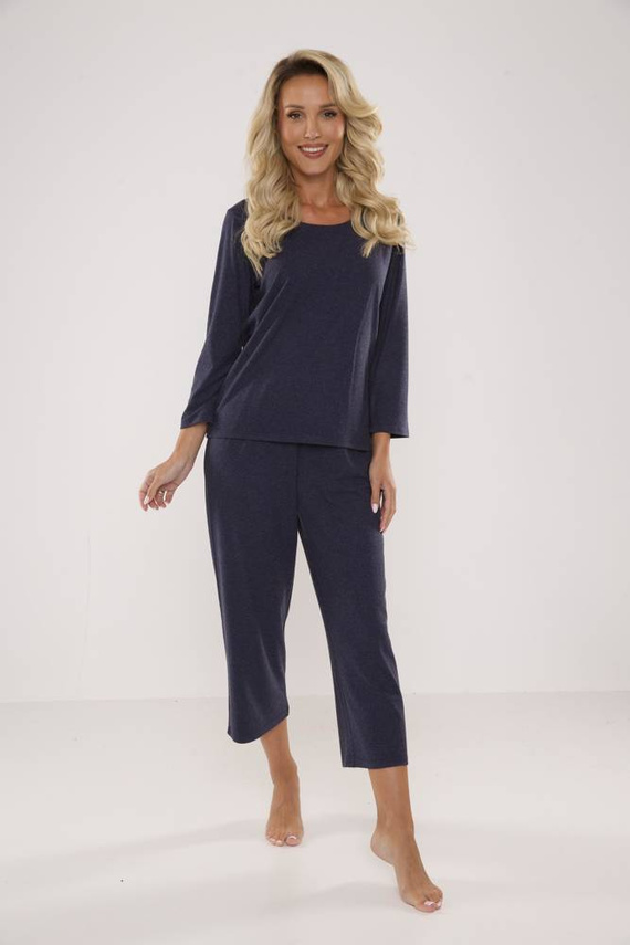 665 Paula női pizsama Forex - tengerészkék