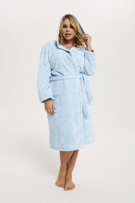 Misti Női fürdőköpeny Italian Fashion - kék