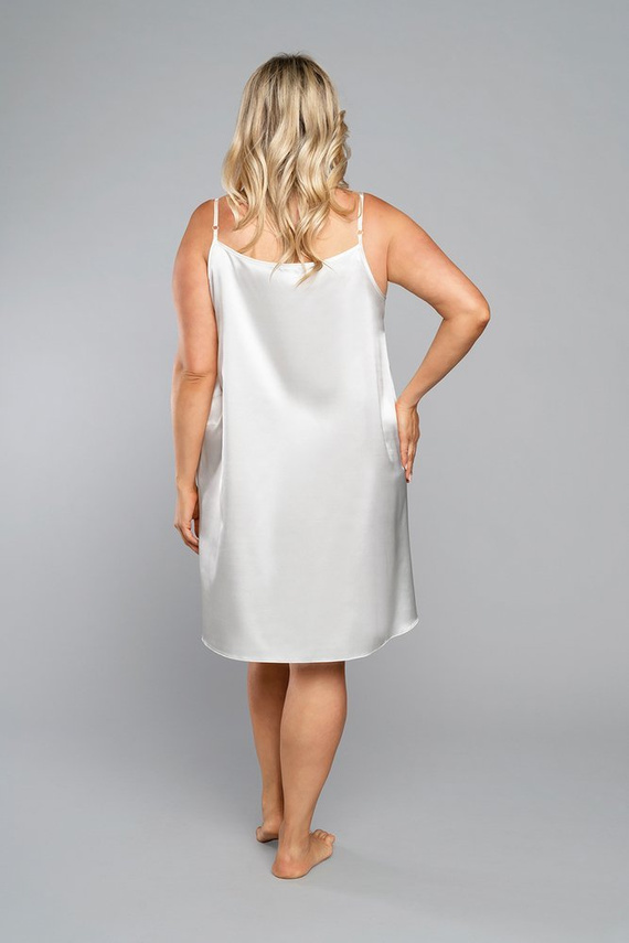 Touch hálóing keskeny pántos, rövid Italia Fashion - ekrü - ecru