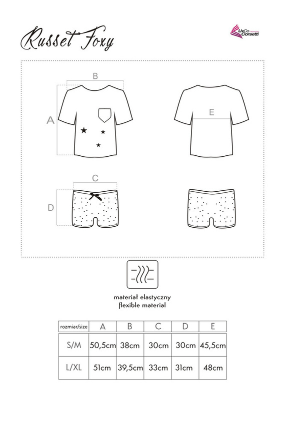 Russet Foxy 0204 Női pizsama LivCo Corsetti Fashion LivCo Corsetti Fashion