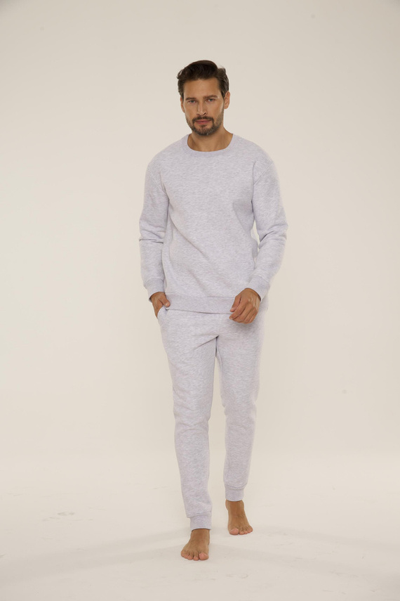 813 Indigo Férfi edzőruha a De Lafense-től - világos melange