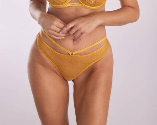 B-1109/2 Mila Női bikini alsónadrág Kinga - sárga