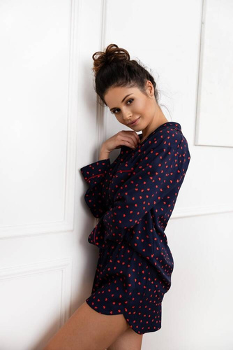 Maisie Sensis női pizsama - tengerészkék