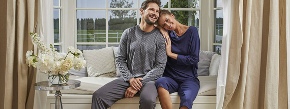 Song Női pizsama 3/4 ujjú, 3/4 nadrág olasz divat - sötétkék