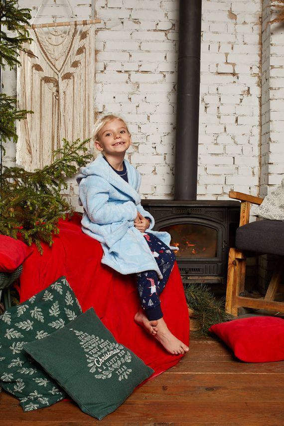 Misti Lányok fürdőköpeny olasz divat - kék