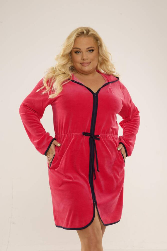 313 Desiree De Lafense fürdőköpeny - málna