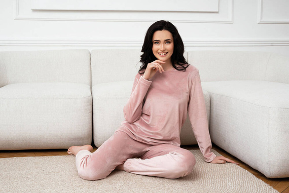 Akara női szett olasz divat - púderrózsaszín