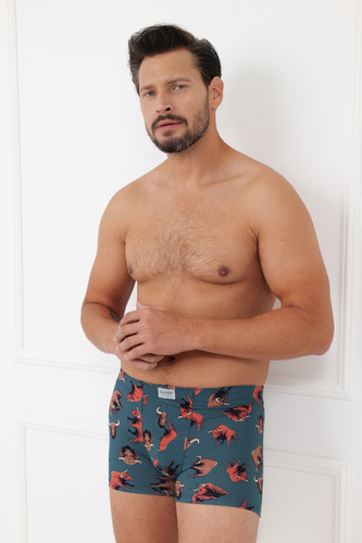 Férfi boxeralsó Angus Italian Fashion pamut elasztán testhezálló