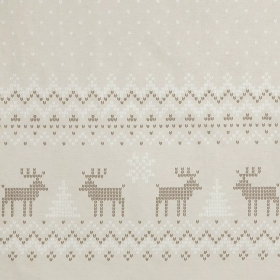 Luke karácsonyi ágynemű Eurofirany bézs - ranforce pamut, megfordítható