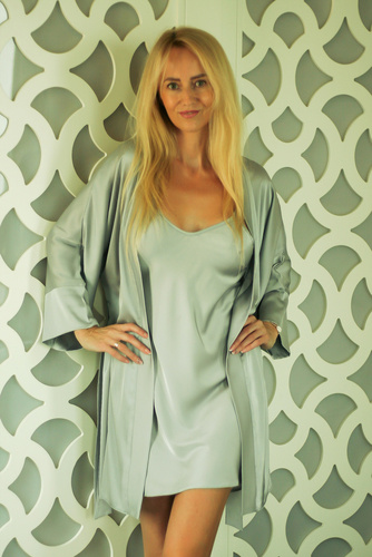 Panama Női köntös Podomka Kalimo - ezüst