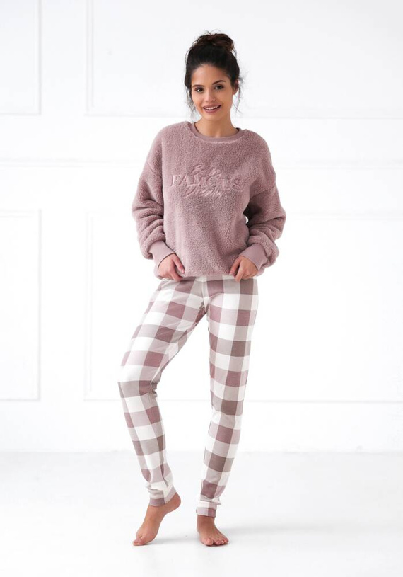 Kaycee Női pizsama Sensis Interlock - púderrózsaszín