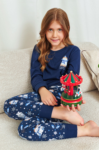 7339 Doctor Nap Cozy Bear gyermek pizsama - 100% pamut, unisex