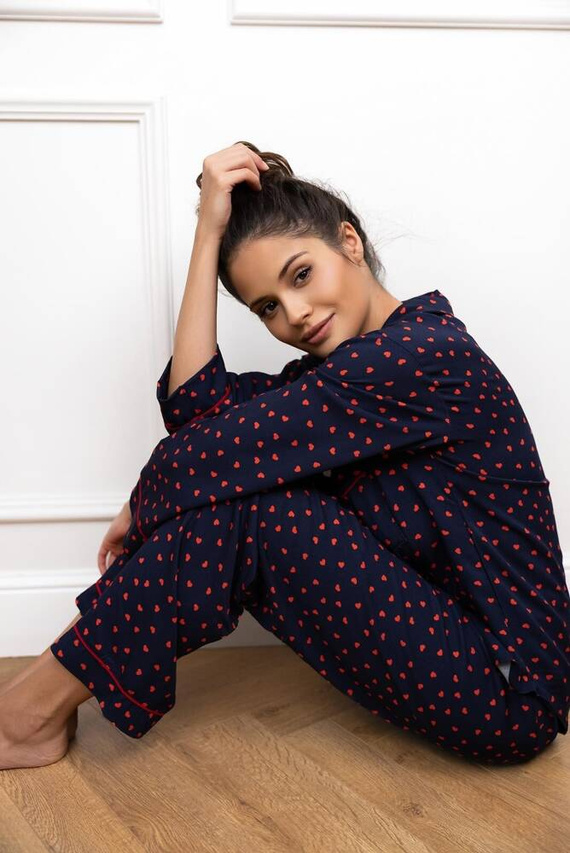 Sophia Női pizsama Sensis - sötétkék