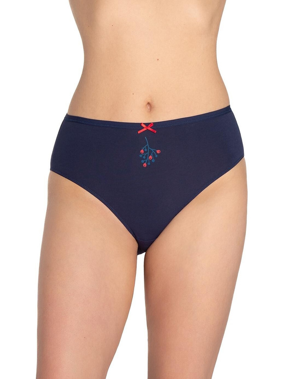 Női bugyi L-120BI-95 Lama kék - pamut, 3 csomag, kényelmes és klasszikus