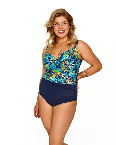 Egyrészes fürdőruha Cristina Lupoline soft nagy mell alakformáló