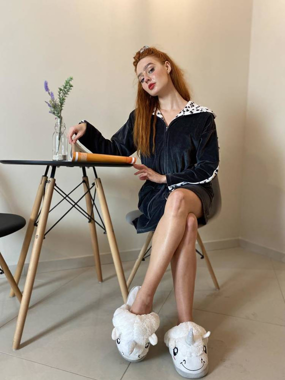 438 Marisol Női fürdőköpeny - grafit