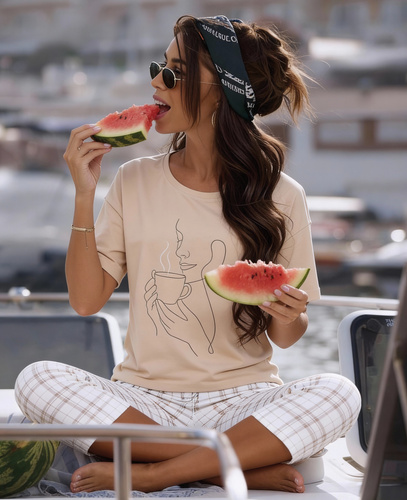 Cornette 775/340 Morning női pizsama 100% pamut 7/8