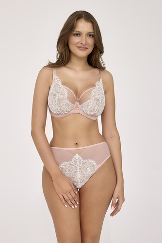 Soft melltartó Ava 2224 Velvet Blush rózsaszín tüll csipke kényelmes