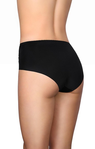 58 Modo fekete mikroszálas fenék fűzős elülső rész, lézervágással