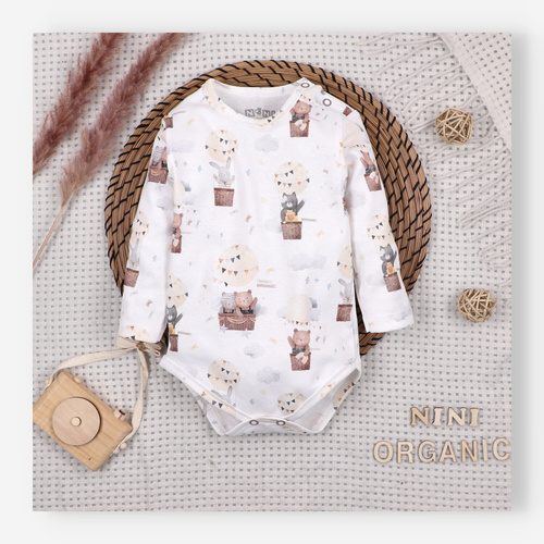 Nini baba body 100% Balloon Friends organikus pamut, Lengyel gyártás