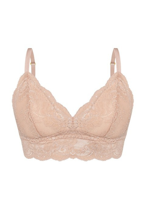 Kaja 02 Melltartó puha rózsaszín Mefemi - csipkés, puha, kényelmes, díszes masnival
