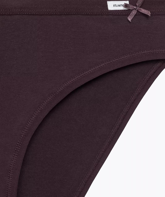 Figs 3CLP-002 Sport Atlantic - pamut, klasszikus szabás, 3 db dobozonként bézs/bor/lila