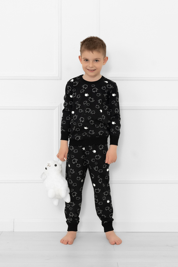Gyermek pizsama Wito - MEGA SOFT pamut, báránybőr, hosszú ujjú és nadrág Olasz divat