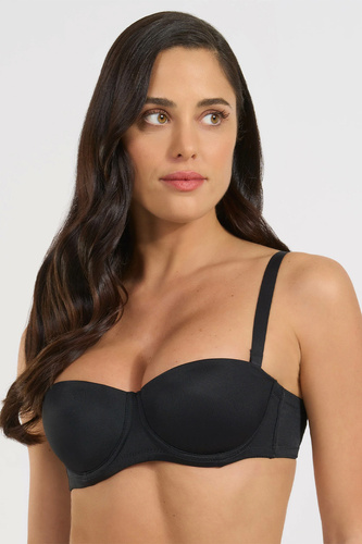 391 Melltartó Bandeau Nero Selene Merevítővel Állítható Pántokkal