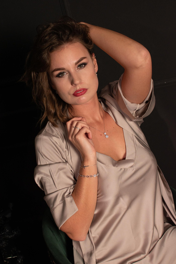 757 Cordelia női neglizsé De Lafense - cappuccino női neglizsé köntös