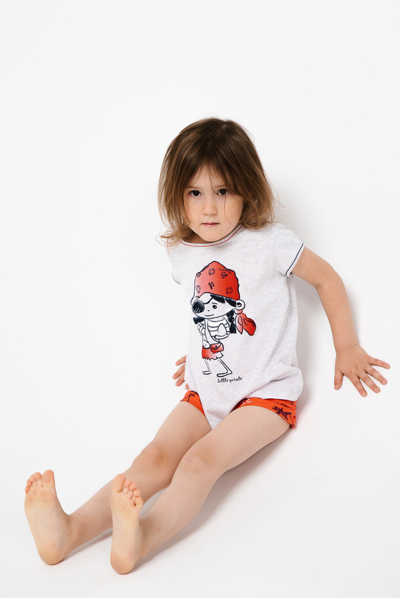 Marina Lányok pizsamája Italian Fashion - világos melange