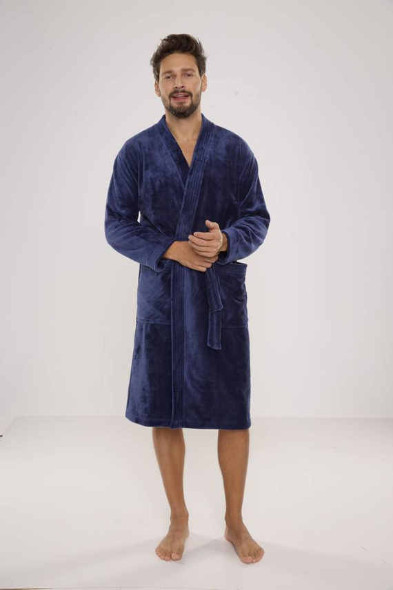 391 Hugo férfi fürdőköpeny De lafense - denim