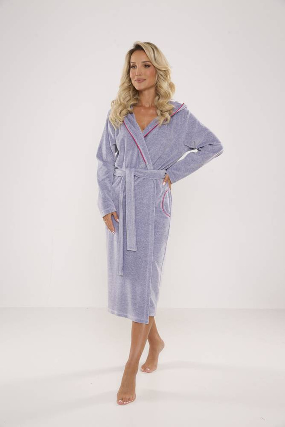 664 Lydie női háziköntös Forex - világos melange