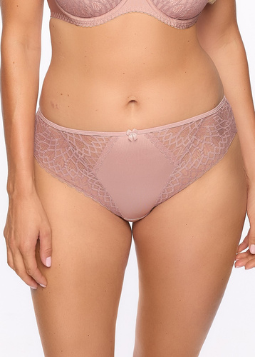 Freja GFP 1289 Gaia rózsaszín bugyi - elegáns, csipkés, kényelmes a mindennapi viselethez