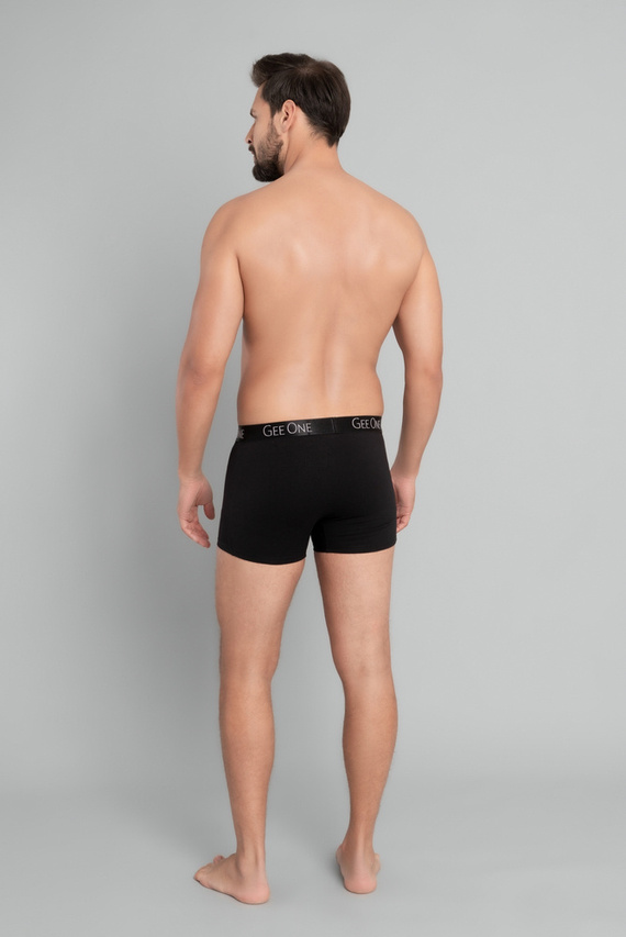 Fluo férfi boxeralsó Italian Fashion - fekete/fluo narancssárga