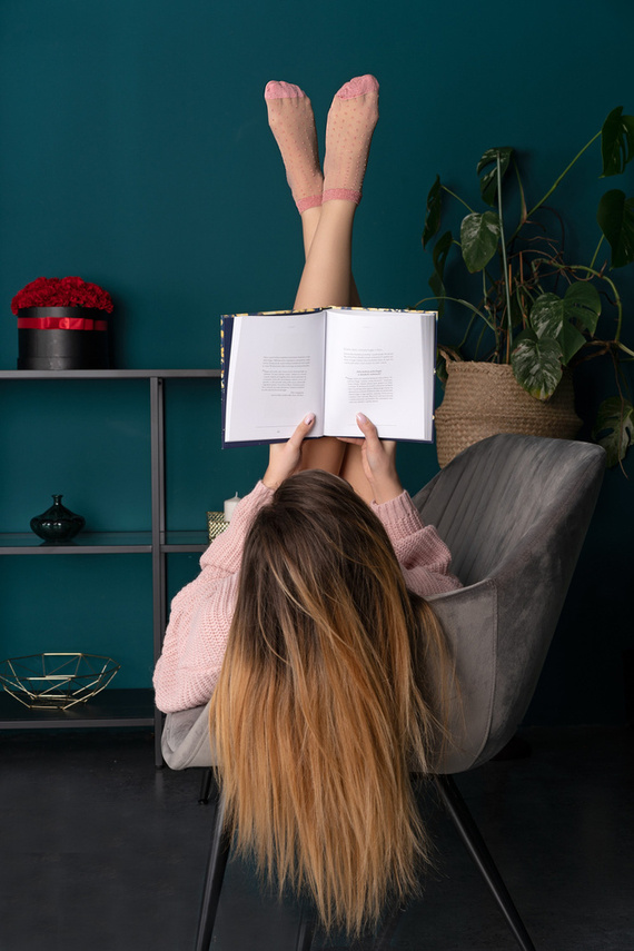 Almonnd 20 DEN Pöttyös zokni LivCo Corsetti Fashion