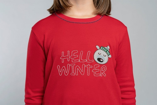 Czoka Lány pizsama Olasz divat - piros