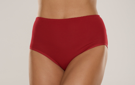 018 Sara Magas szárú alsónadrág De lafense - bordó