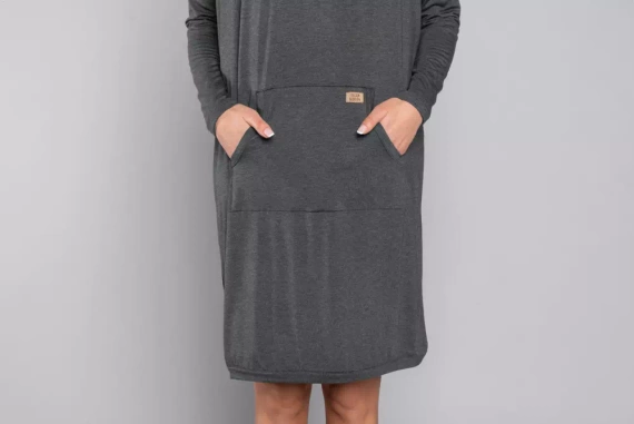 Tirana Női és kismama tunika olasz divat - sötét melange