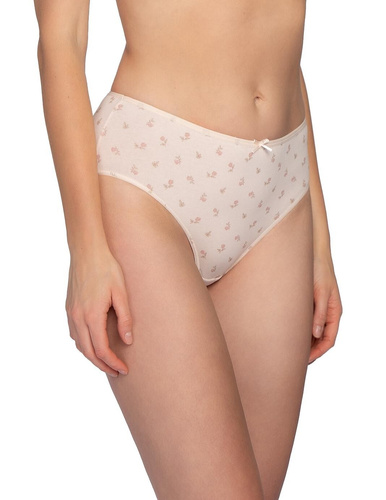 Figi L-122 BI-71 Lama pamut bikini alsó 3 db-os csomag, virágos, kényelmes