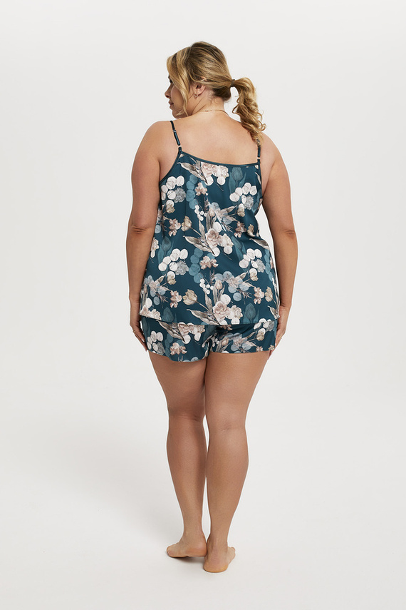 Scarlet Női pizsama vékony szabású, rövid rövidnadrág olasz divat - print