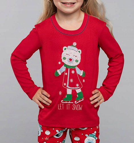 Czoka Lány pizsama Olasz divat - piros