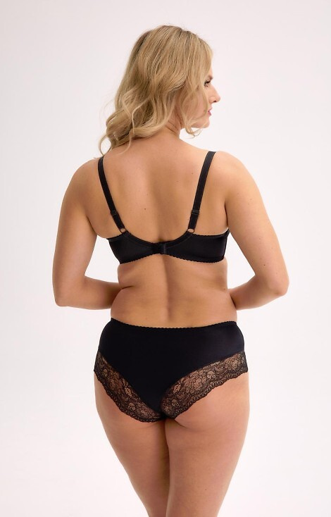 GFP 594 Sandy 3 Gaia női bugyi fekete - klasszikus csipkével