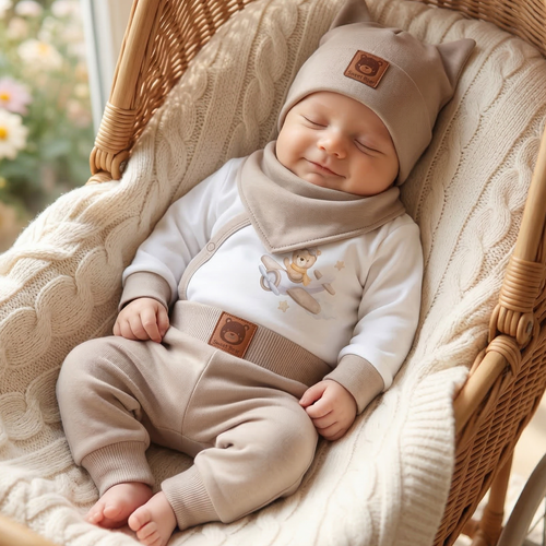 ABK-0045 Sky Journey babakészlet Nini bio pamutból