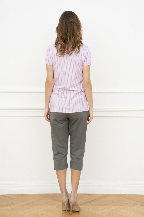 Felicita női rövid ujjú pizsama - rózsaszín