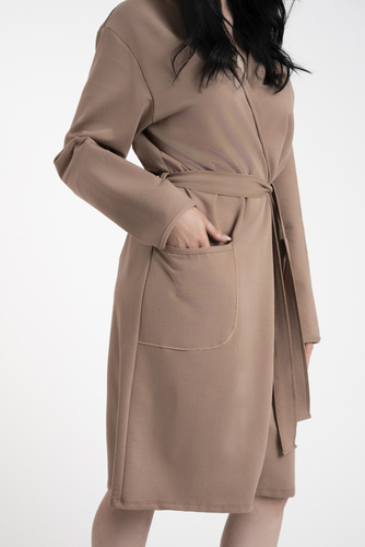 Karina Női fürdőköpeny Italian Fashion - teve színű