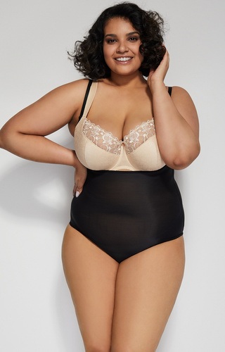 Mitex Softly alakformáló body - korrekciós, pánt nélküli, fekete