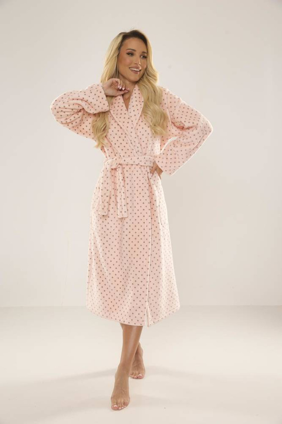 548 Melanie hosszú Forex női fürdőköpeny - lazac